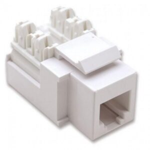 Frutto Keystone RJ11 Bianco